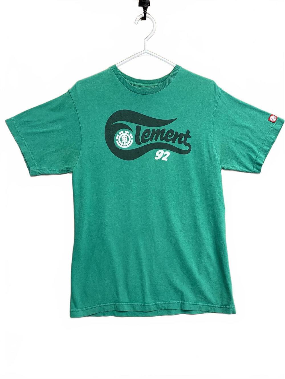 Vintage Y2K Skateboarding Element 92 Green Short Sleeve Men's T-Shirt Sz Medium